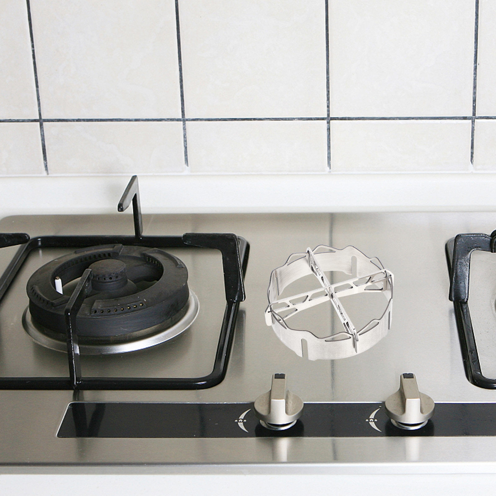 Home Cooking Gas - Osłona kuchenna ze stali nierdzewnej, chroniąca