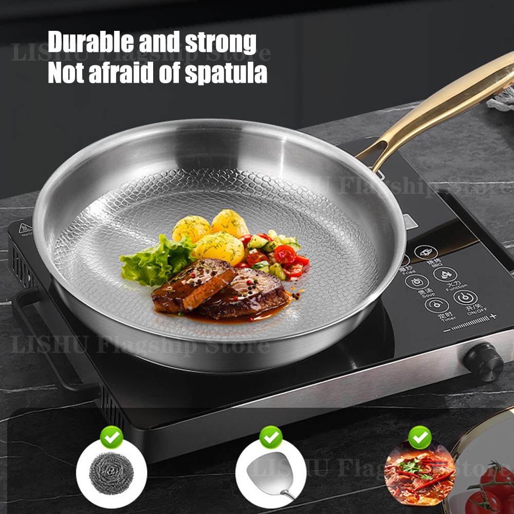 Patelnia tytanowa ze stali nie – Home Cooking Cookbook recenzja i cena